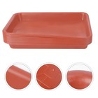 10pcs Plastic Flower Pot Tray Flowerpot Base Plate Oblong Plant Pot Tray