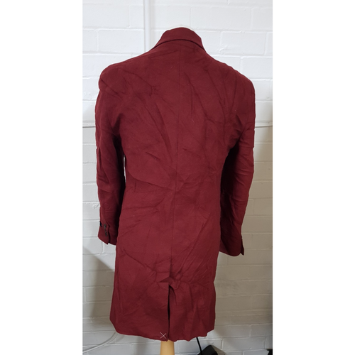 Tommy Hilfiger Addison Wool Blend Trim Fit Overcoat Size 36S - Picture 3 of 6