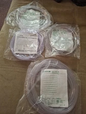 Lot of 4 various Length Oxygen Supply Tubing 25 ft, 4 ft, 7ft