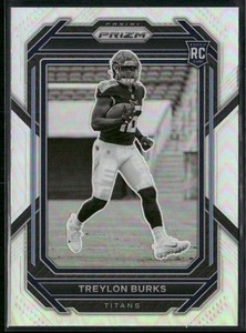 2022 Panini Prizm #313 Treylon Burks Silver Negative variation RC