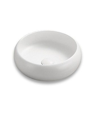 New Seima Semi Insert Ceramic Basin Round 360mm Matte White ARKO 361 192753