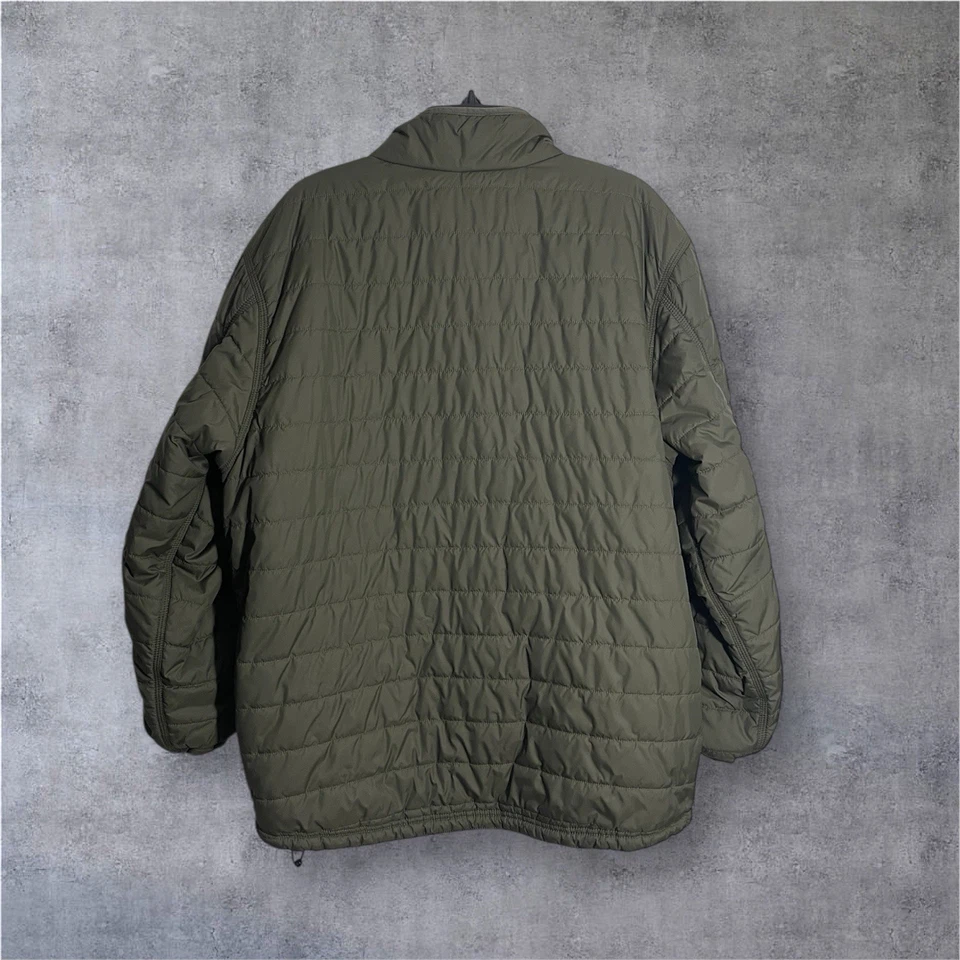 Carhartt Rain Defender Puffer Jacket Mens XL Drk Green Relaxed Fit 012208M USED - Image 3 of 4