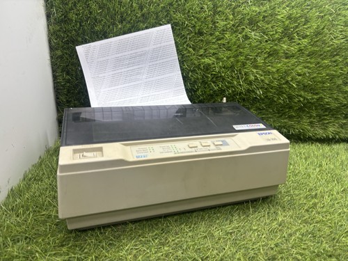 Epson LQ-300 A4 Mono 24 Pin Dot Matrix Printer Tested Working Vintage Retro #6C - Picture 2 of 10