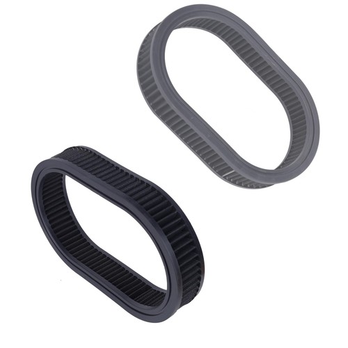 12" x 2" Oval Wiederverwendbar Waschbar Luftreiniger Filterelement (SCHWARZ) - Bild 5 von 6