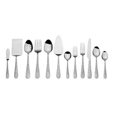 International Silverware Garland Frost 67 Pc. Flatware Set, Service for 12 NEW