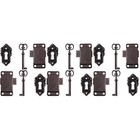  3 Pack Decorative Lock Furniture with Key Chest Latches Hardware