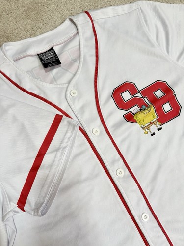 SpongeBob Schwammkopf Jersey Shirt Größe Large Nickelodeon Baseball Bikinihose - Bild 10 von 14