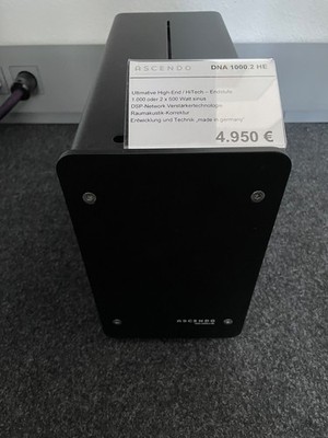 Ascendo DNA 1000.2 HE absolute High-End-Power mit Raum-Equalizer aus Deutschland