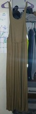 Free People Beach Olive Wide Leg Backless Adjustable Strap Oversized Jumpsuit Xs
