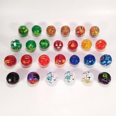 Bakugan - 26 Piece Lot - Haos Pyrus Ventus Aurelus Aquos Darkus