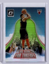 Zach LaVine 2017-18 Panini Donruss Optic All Clear For Takeoff Lime Green 91/175