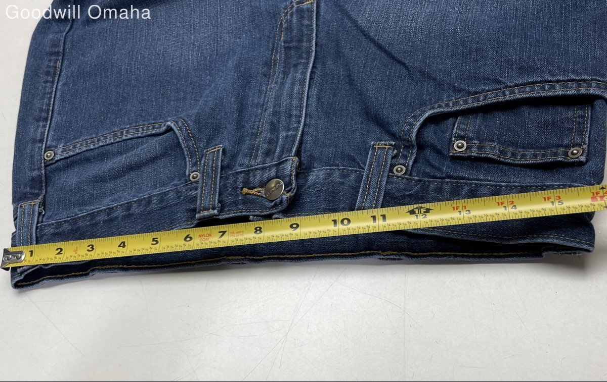 Carhartt Men's Size 32x36 Blue Denim Relaxed Fit Straight Leg Jeans Pre-Owned thumbnail 3