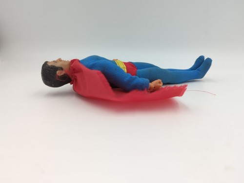 1974 Mego Superman Vintage With Original Outfit Cape But Without Boots - Picture 2 of 6