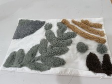 New Plush Chenille Throw Pillow Cover, Zipper Close