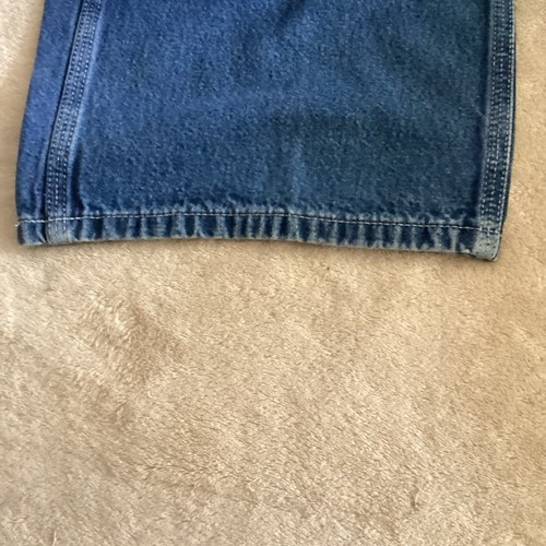 Carhartt Men's Blue Carpenter Denim Pants Straight Leg Size 42 x 30 - Picture 5 of 16
