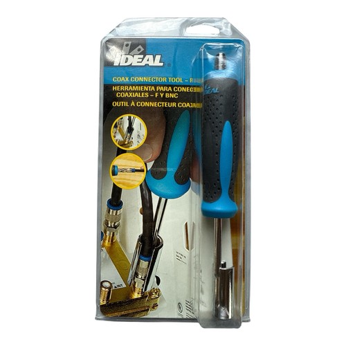 Ideal 35-046 Coax Connector Tool for F & BNC Type - Picture 1 of 5