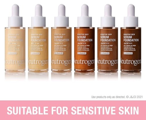 Neutrogena gesunde Haut Serum Foundation für empfindliche Haut, mittel/tief 02, 1 Oz. - Bild 6 von 9