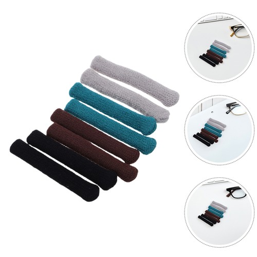 8 Pairs Spectacle Temples Nonslip Replacement Sleeves Glasses Arm Grippers