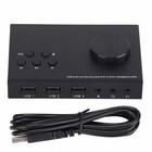 USB-Audio-Adapter Sound Conversion Audio-Adapter mit Stereo 3,5 mm Schnitts9587