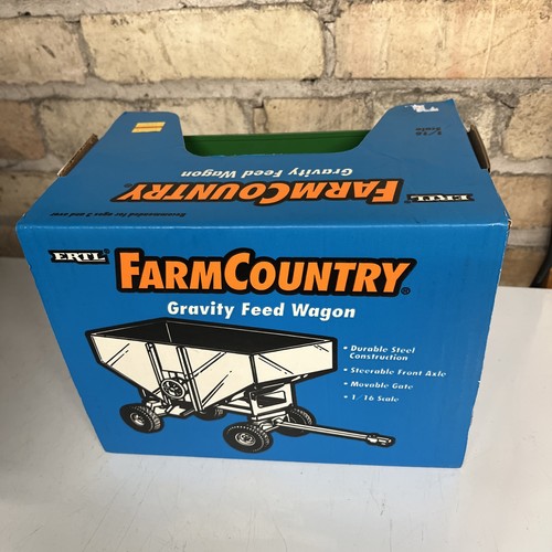 Ertl Farm Country Gravity Feed Wagon 5061 New In Box 1/16 Scale NOS Vtg - Picture 11 of 15
