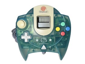 Sega Dreamcast Console Hello Kitty Skeleton Blue Rare Used With Box Working