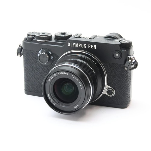OLYMPUS PEN-F 12mm F/2 Lens Kit Black Shutter Count 8847 - Picture 3 of 12