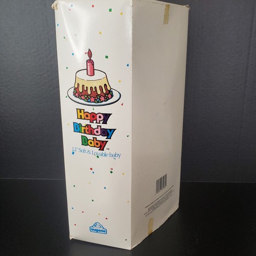 De colección Nuevo de Lote Antiguo Eugene Feliz Cumpleaños Bebé Muñeca Vestido Fiesta Sombrero Globos Ojos Dormidos - Imagen 7 de 12
