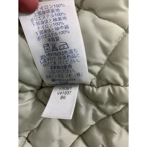 Lands' End Coat Womens Medium Green Gray Hood Full Zip Outdoors Gorpcore Winter - Picture 15 of 17