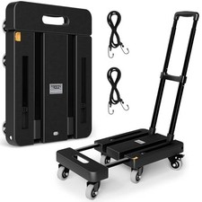 Troozy Folding Hand Truck, 500 LB Heavy Duty Luggage Cart