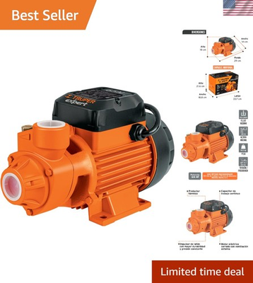 #ad #ad Versatile 3 4 HP Electric Peripheral Pump: Ideal for Irrigation amp; High Lifts $182.49