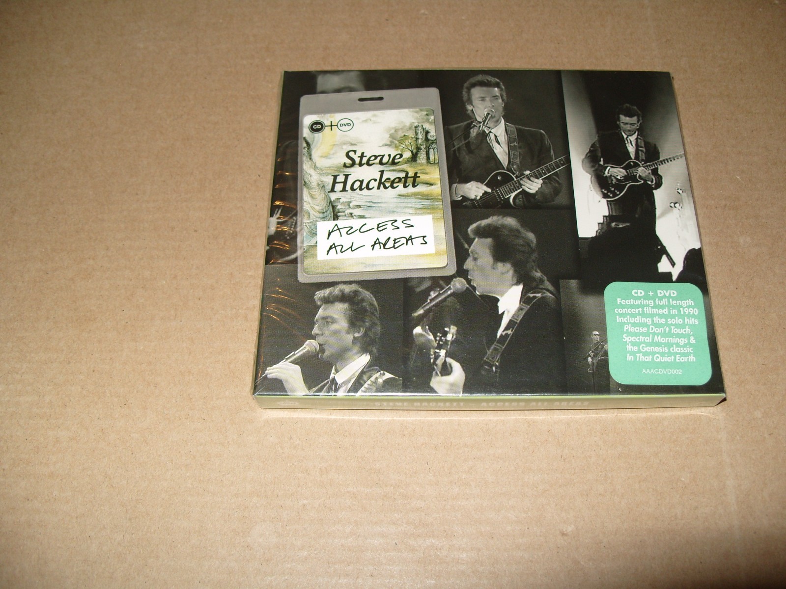 Access All Areas[Bonus DVD] by Steve Hackett (CD & DVD, 2015) NEW & SEALED. (L.S