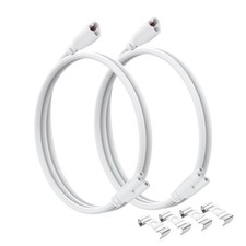 T5 T8 LED Cable 3.3FT LED 3Pin Integrated Tube Male to Female Adapter Extensi...