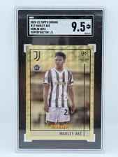 2020-21 Topps Chrome Merlin UEFA #17 Marley Ake Superfractor 1/1 SGC 9.5