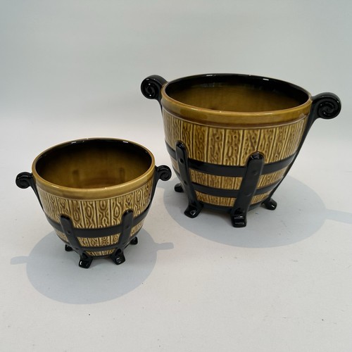 Vintage Sylvac Pair of Rare Barrel Planters 4601 & 4763 - Picture 19 of 19