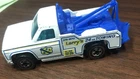Vintage Hot Wheels Redline 1975 White Ramblin’ Wrecker Larry’s Towing