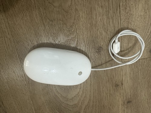 Genuine Apple Wired Laser Mighty Mouse USB A1152 MB112LL/A - Grade A