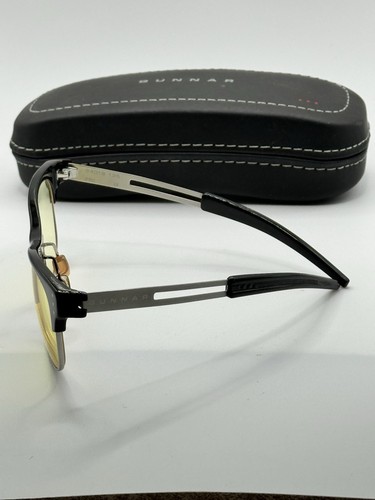 Gunnar LE Cypher - Onyx / Yellow - Blue Light Computer Gaming Eyewear Glasses - Picture 7 of 16