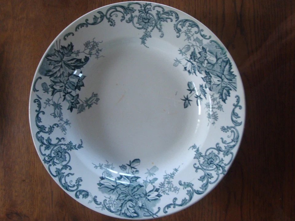 Lot de 4 assiettes creuses saint Amand et Hamage modèle campanule - Photo 2/4