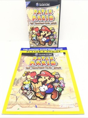 Paper Mario: The Thousand-Year Door (Nintendo, 2004) Gamecube - Game And Guide