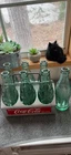 Vintage Coca-Cola Bottle, Bottles, And Metal Carrying Case