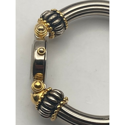 Xanadu Reloj Mujer Cuarzo 22mm Brazalete Estilo Pulsera Nueva Batería Plateado Tono Dorado - Imagen 7 de 9