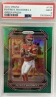 2022 Prizm Football Patrick Mahomes II Green Prizm PSA 9 #139