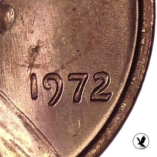 1972 DDO Lincoln Cent FS-1972-103 NUMIS Exact Coin, High Mint State AND RED - Picture 3 of 11