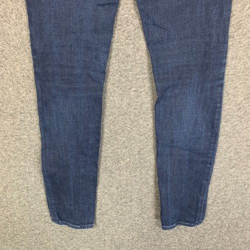 Pantalones de mezclilla Fidelity 28 para mujer ajustados tiro bajo azul elástico 27x30 - Imagen 11 de 12