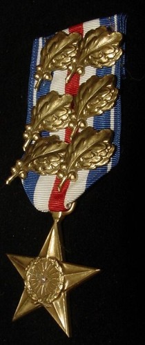 2 OAK LEAF CLUSTER 5/16 ATTACHMENT PIN UP MEDAL RIBBON US ARMY AIR FORCE VETERAN - Picture 14 of 24