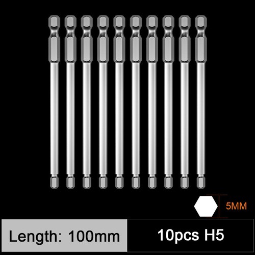 Hex Key Allen Wrench Drill Bit Set Quick Change Driver Magnetic 1/4" Hex Shank - Picture 22 of 25