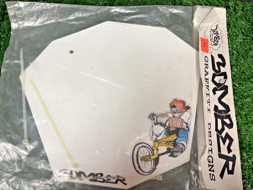 NOS Bomber Number Plate Mid School BMX Racing