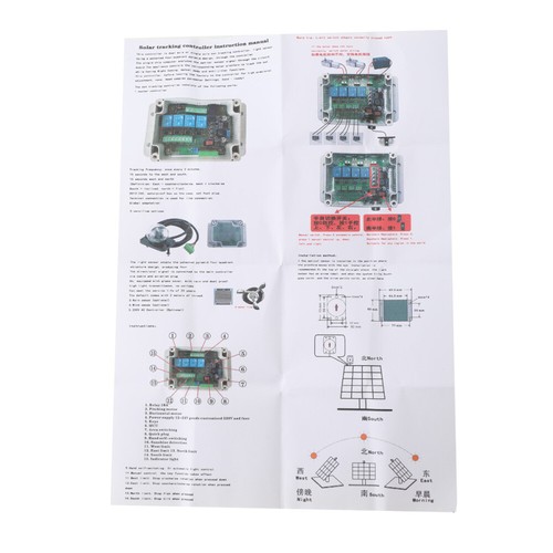 Single Axis Solar Tracker Controller Automatic Solar Tracking System Anti-Shake - Bild 13 von 13