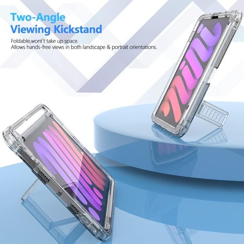For Apple iPad Mini 6th Gen Case Rugged Armor Shockproof Slim Hard Cover - Picture 6 of 9