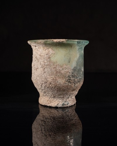 Glass Tumbler Roman 2nd - 4. century AD - Picture 2 of 6